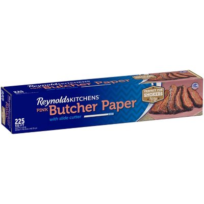 REYNOLDS KITCHENS PINK BUTCHER PAPER WITH SLIDE CUTTER (225 SQ FT) -  household items - by owner - housewares sale 