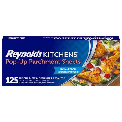 Reynolds Kitchens Pop-Up Parchment Paper Sheets (125 ct.)