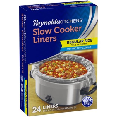 Reynolds Kitchens Slow Cooker Liners, Regular Size (24 ct