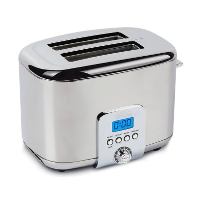All Clad Digital Stainless Steel 2 Slice Toaster Sam s Club