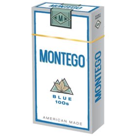 Montego Blue 100's Box  20 ct., 10 pk.