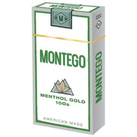 Montego Menthol Gold 100's Box 20 ct., 10 pk.