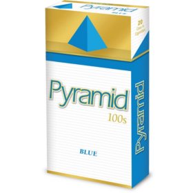 Pyramid Blue 100's Box 20 ct., 10 pk.