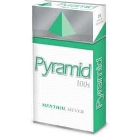 Pyramid Menthol Silver 100s Box (20 ct., 10 pk.)