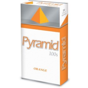 Pyramid Orange 100's Box, 20 ct., 10 pk.