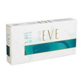 Eve Turquoise Menthol 120s Box 20 ct., 10 pk.