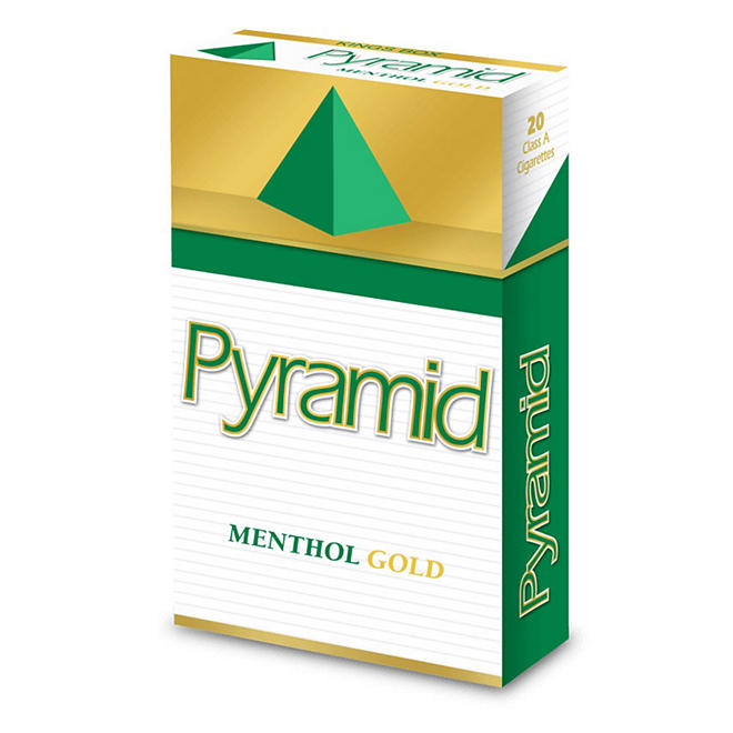 Pyramid Menthol Gold Kings Box (20 ct., 10 pk.)