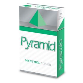 Pyramid Menthol Silver Kings Box 20 ct., 10 pk.