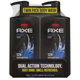 AXE Phoenix Body Wash for Men with Pump, 28 oz., 2 ct.