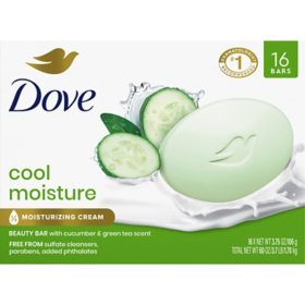 Dove Go Fresh Beauty Bar, Cool Moisture, 3.75 oz., 16 ct.