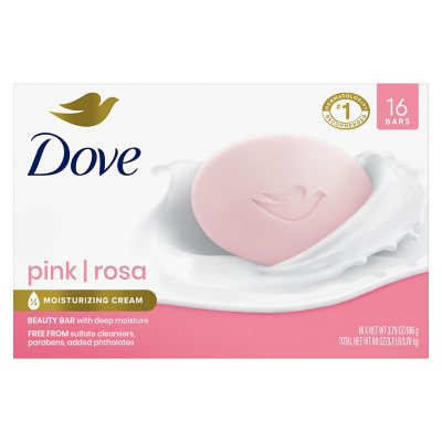 pink dove bar soap