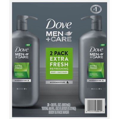 new dove body wash men's