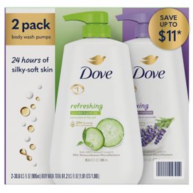 Dove Refresh & Relax Body Wash, 30.6 fl. oz., 2 pk.