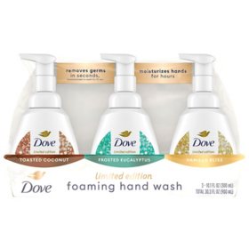 Dove Winter Variety Pack Liquid Hand Wash, 10.1 oz., 3 pk.