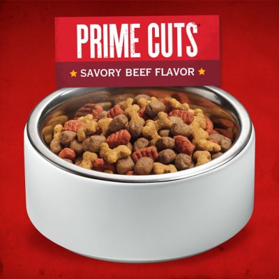 Purina Alpo Prime Cuts Dry Dog Food Savory Beef Flavor 50 lb