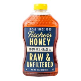 Fischer's Honey Raw and Unfiltered 48 oz.