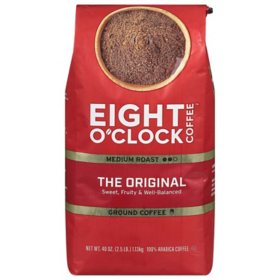 Eight O'Clock Ground Coffee, The Original, 40 oz.