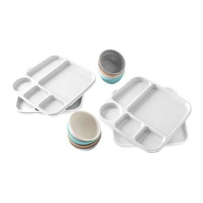 Nordic Ware Meal Trays, Set of 4, Coastal Colors