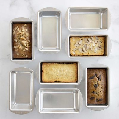 BIA Cordon Bleu Textured Mini Loaf Pan Set, 8-piece