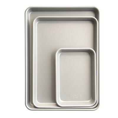 Nordic Ware Naturals Silver Eighth Sheet Pans, 6 Pack - Sam's Club