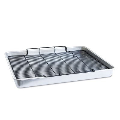 Non stick Baking Tray With Grill Crispy Basket - Temu