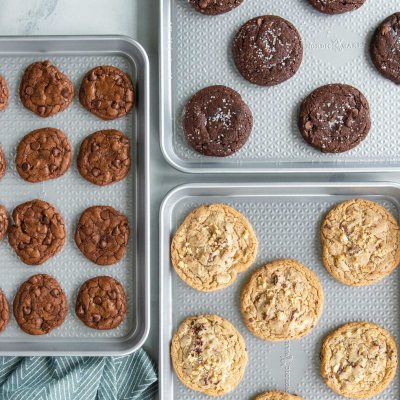 Nordic Ware Natural Aluminum 3-Piece Cookie Sheet Baking Set - Sam's Club