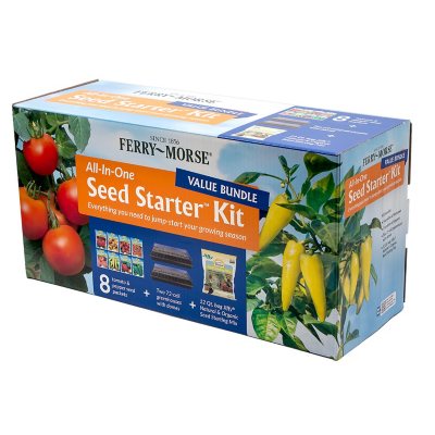 Garden Starter Kit with Vegetable Seeds and Seed Starter Tray