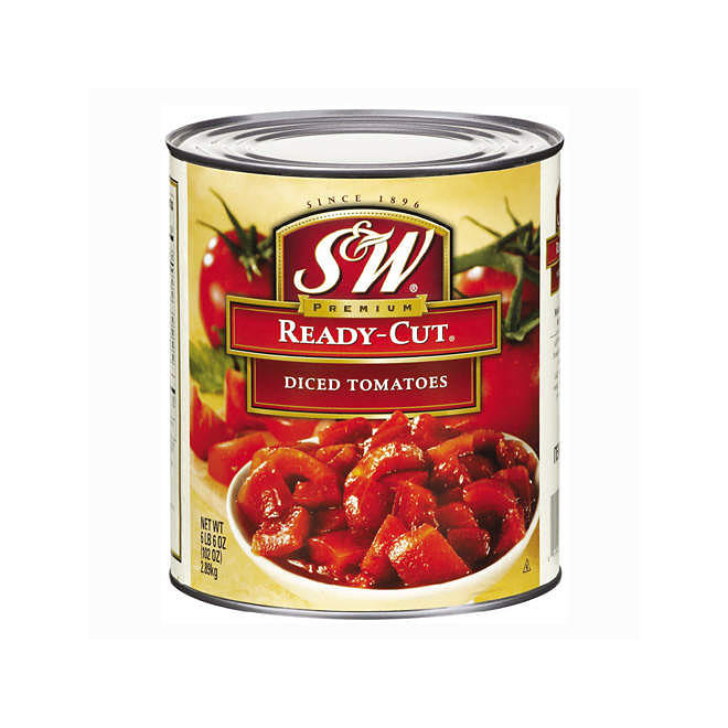 S & W® Ready-Cut® Diced Tomatoes - 102oz