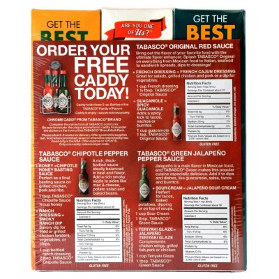 Tabasco Mulitpack Hot Sauces (5 oz. bottles, 3 pk.) - Sam's Club