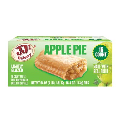 JJ's Bakery Apple Snack Pies (4 oz., 16 pk.) - Sam's Club