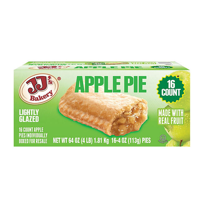 JJ's Bakery Apple Snack Pies 4 oz., 16 pk.