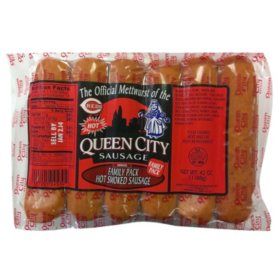 Queen City Sausage Hot Smoked Sausage - 42 oz. 