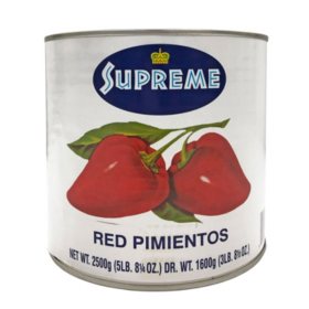 SUPREME Red Pimientos, 3 lb.