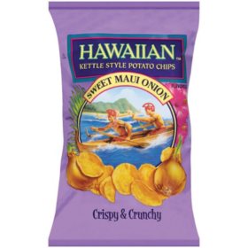 Hawaiian Sweet Maui Onion Kettle Style Potato Chips 32 oz.