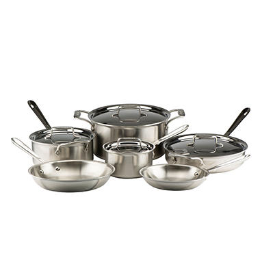 All-Clad Stainless Steel 10-Piece Cook Set