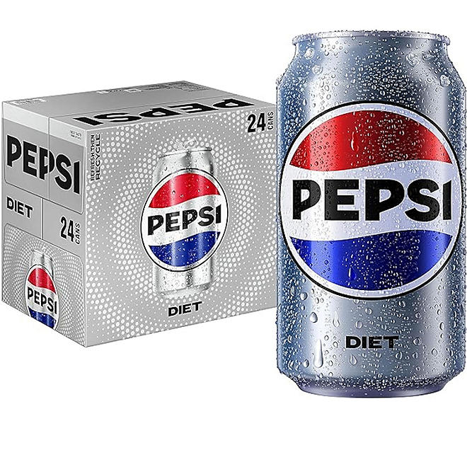Diet Pepsi 12 oz., 24 pk.