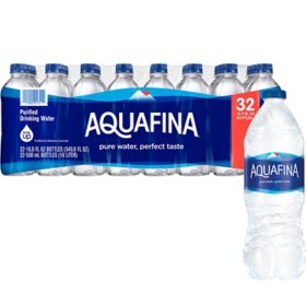 Aquafina Purified Drinking Water 16.9 oz., 32 pk.