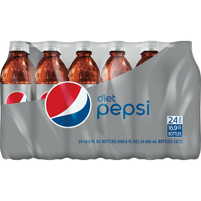 Diet Pepsi Cola 16.9 oz., 24 pk.