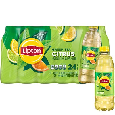 Lipton® Sparkling Strawberry Kiwi Iced Green Tea 12 Pack 16.9 fl. oz.  Plastic Bottles, Tea