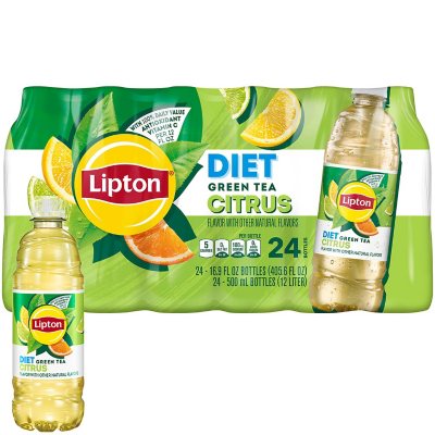 Lipton Iced Tea Immune Support Pineapple Mango Green Tea 16.9 Fl Oz, 12  Count 