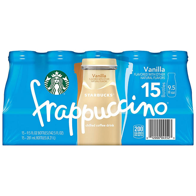 Starbucks Frappuccino Vanilla Coffee (9.5 fl. oz., 15 pk.)