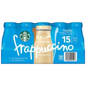Starbucks Frappuccino Vanilla Coffee 9.5 fl. oz., 15 pk.