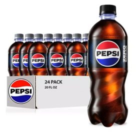 Pepsi Zero, 20 fl. oz, 24 pk.