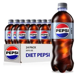 Diet Pepsi Cola 20 oz., 24 pk.