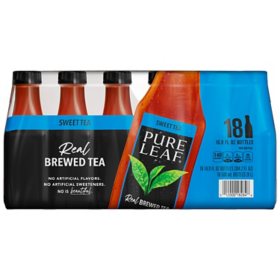 Pure Leaf Iced Tea, Diet Lemon, Real Brewed Black Black Tea, 18.5 fl. oz Bottles (Pack of 12)