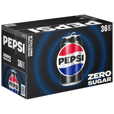 Pepsi Zero Sugar (12 fl. oz., 36 pk.) - Sam's Club