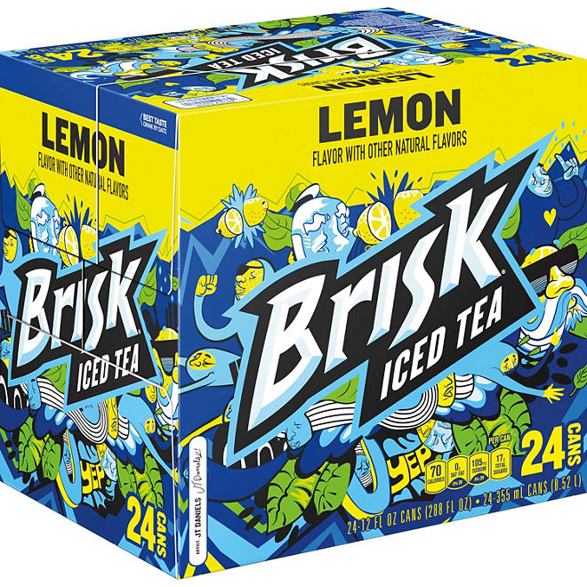 Lipton Brisk Lemon Iced Tea 12 fl. oz., 24 pk.