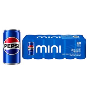 Pepsi Mini Cans 7.5 oz., 18 pk.