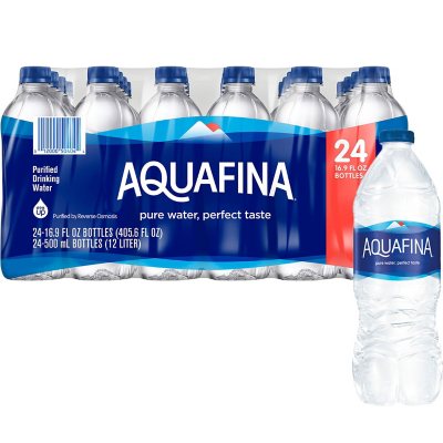 Aquafina Pure Water Bottle 16.9 Oz., 24/Carton (PEP50404)