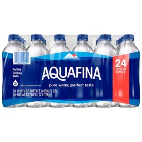 Aquafina Purified Drinking Water 16.9 fl. oz., 24 pk.